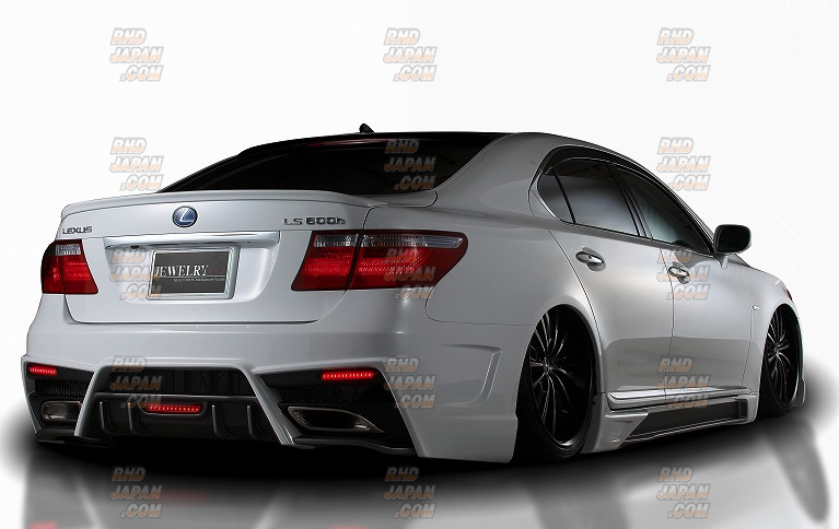 Black Pearl Jewelry Line Diamond Series Rear Bumper - Lexus LS460 USF40 USF45 LS600h UVF45 Kouki Model / After Minor Change